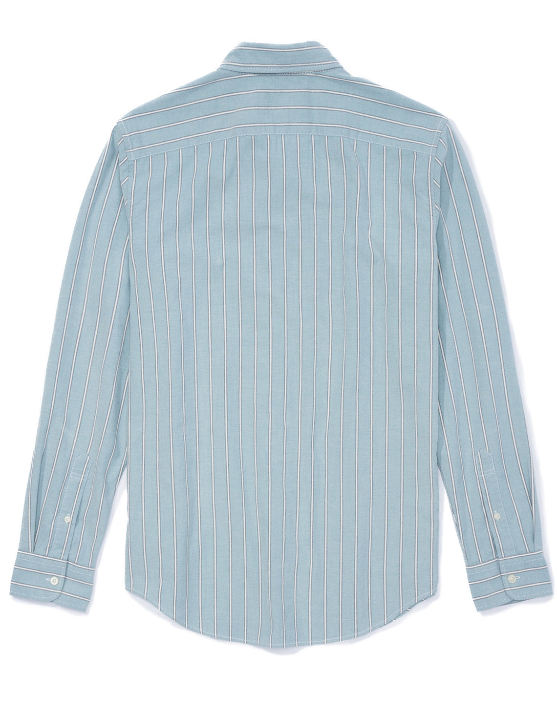 Camisa Slim de Rayas Manga Larga Hombre AE - Verde 0153_2103_395_b