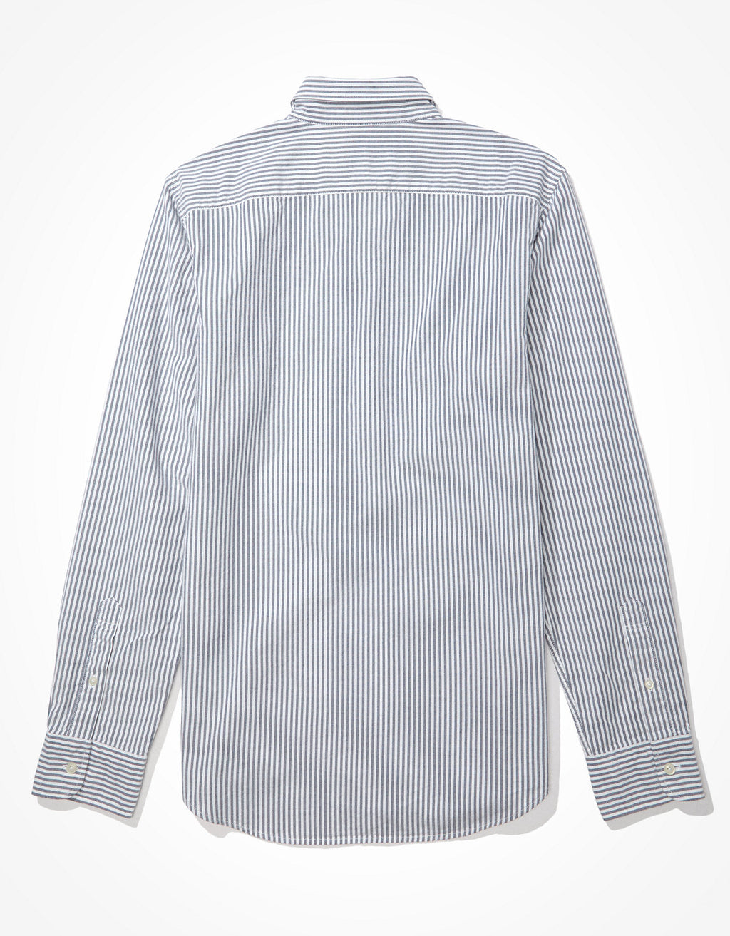 Camisa Slim de Rayas Manga Larga Hombre AE - Azul 0153_2103_400_b