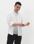 Camisa slim fit con botones Everyday Ae - Blanco 0153_2361_101_of