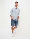 Camisa slim fit con botones Everyday Ae - Verde 0153_2361_328_of