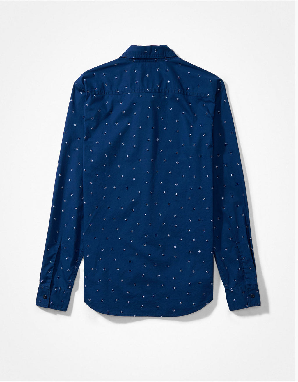 Camisa slim fit con botones Everyday Ae - Azul 0153_2361_410_b