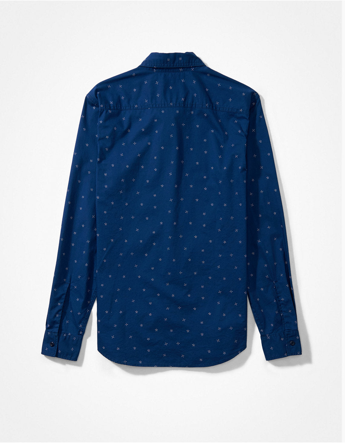 Camisa slim fit con botones Everyday Ae - Azul 0153_2361_410_b