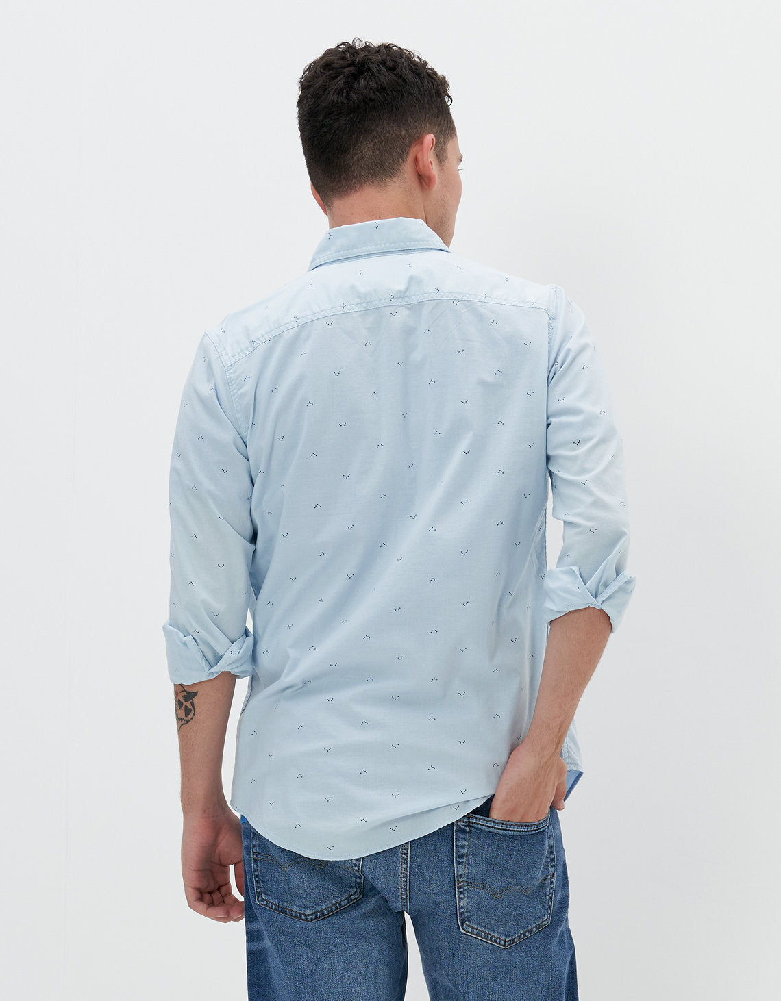 Camisa slim fit con botones Everyday Ae - Generico 0153_2361_431_ob