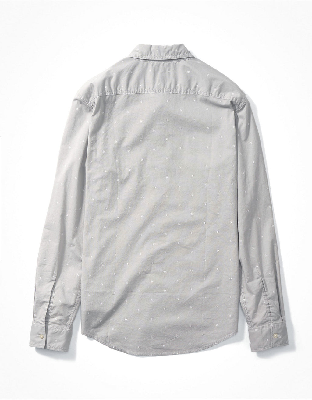 Camisa slim fit con botones Everyday Ae - Gris 0153_2361_933_b
