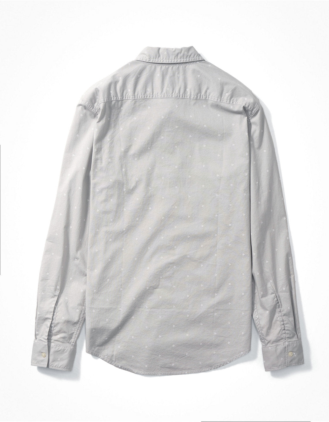 Camisa slim fit con botones Everyday Ae - Gris 0153_2361_933_b
