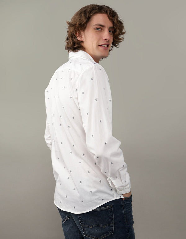 Camisa AE Slim fit Everyday - Blanco