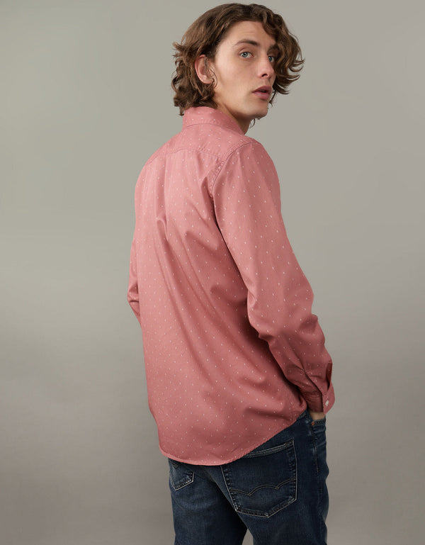 Camisa AE Slim fit Everyday - Rojo