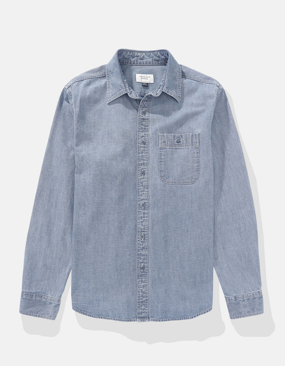 Camisa en Denim Manga Larga de Hombre - Generico 0153_2608_915_f