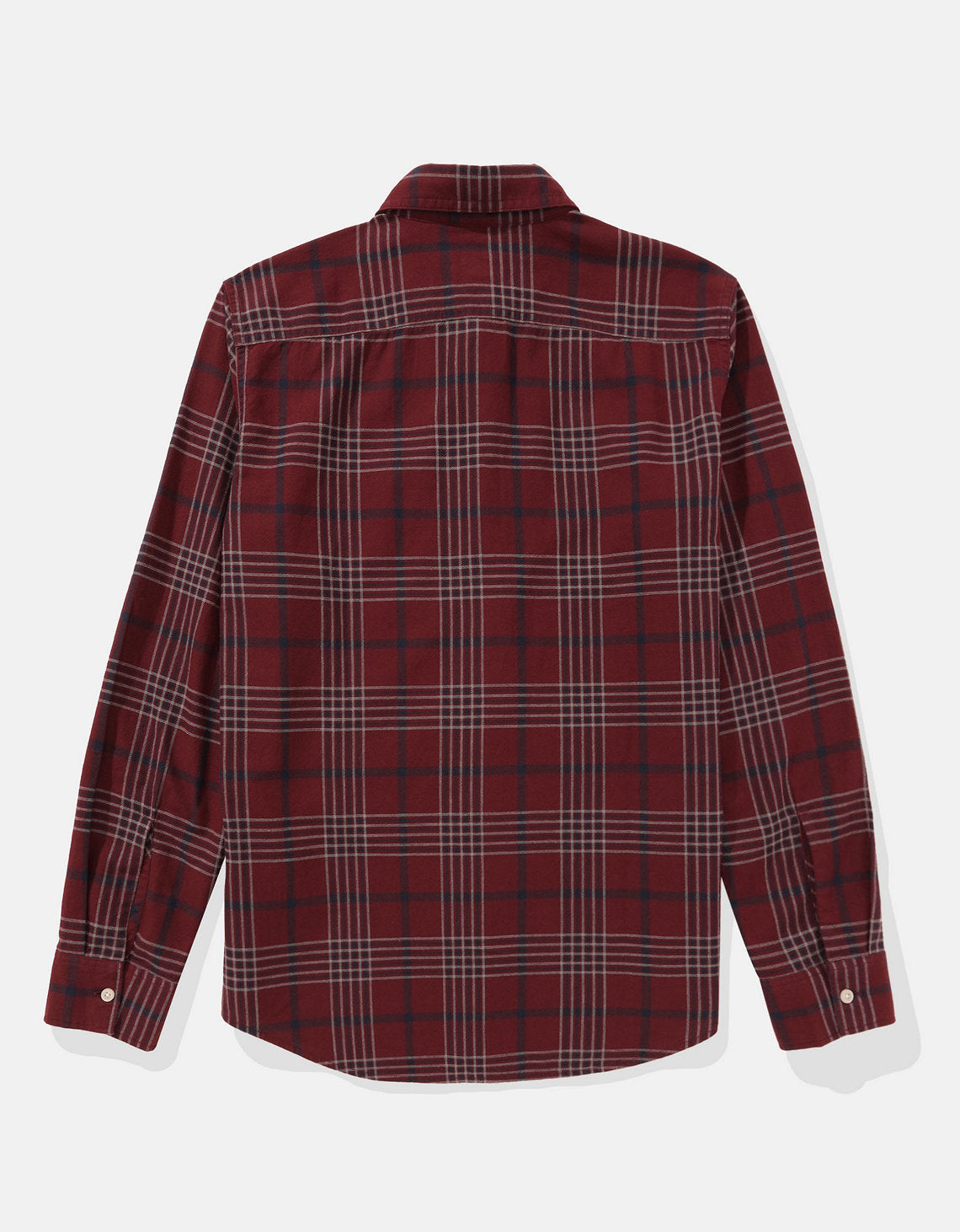 Camisa Manga Larga con patrón de cuadros Hombre AE - Rojo 0153_2659_600_b