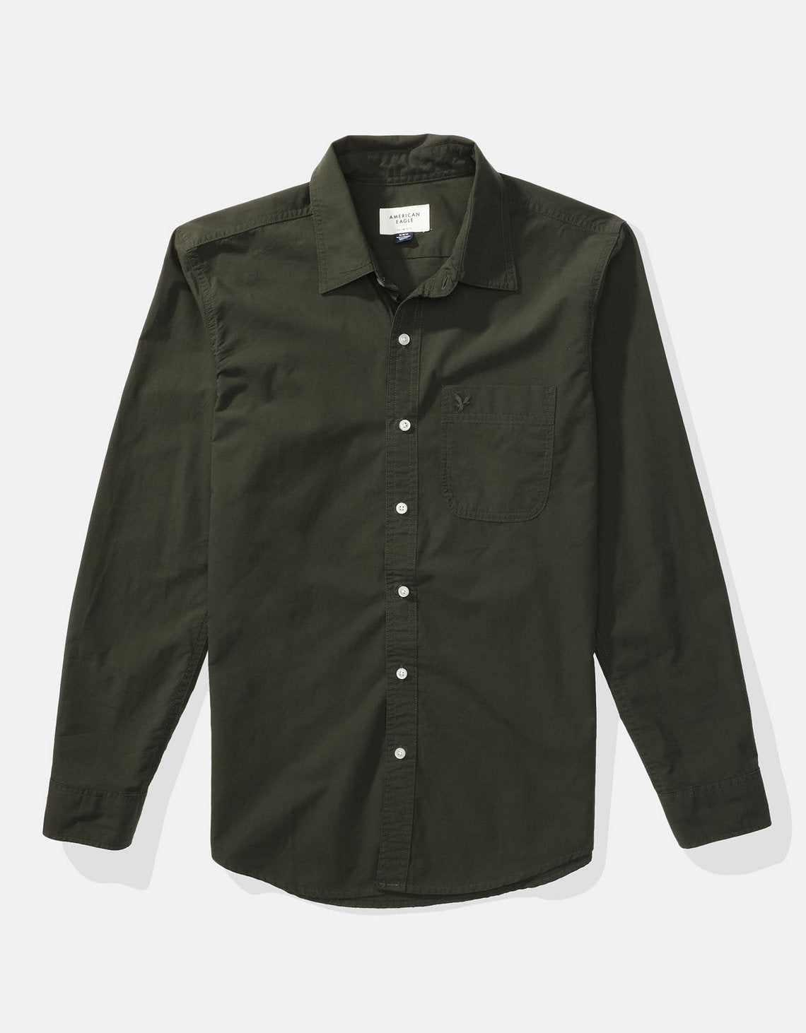 Camisa de Oxford Slim Fit Everyday Ae - Caqui 0153_2722_375_f