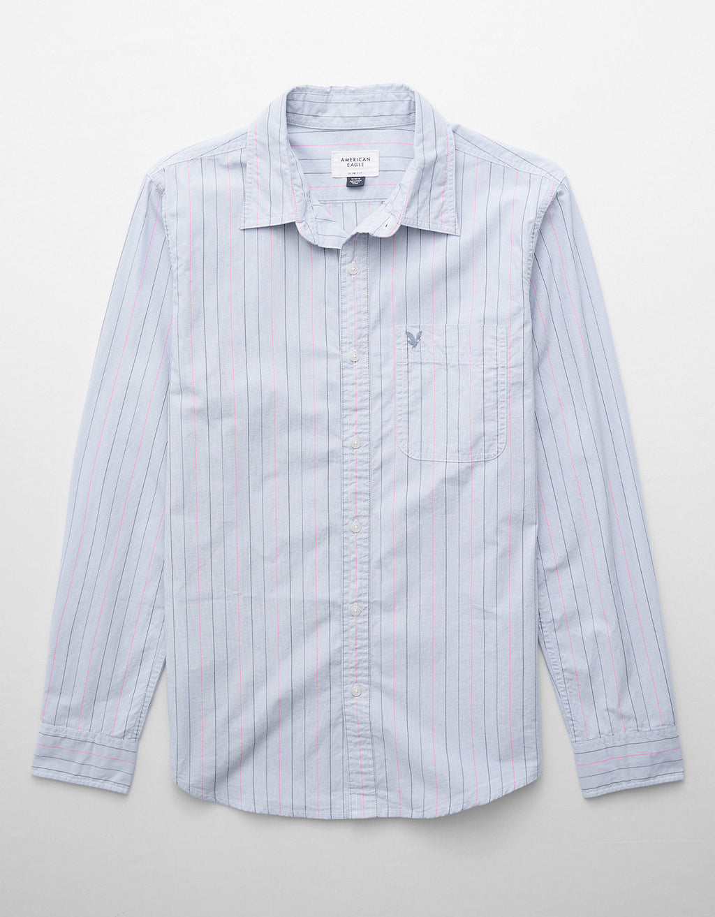Camisa de Oxford Slim Fit Everyday Ae - Azul 0153_2722_401_f