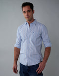 Camisa de Oxford Slim Fit Everyday Ae - Azul 0153_2722_401_of