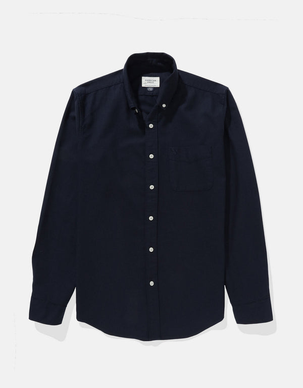 Camisa de Oxford Slim Fit Everyday Ae - Azul