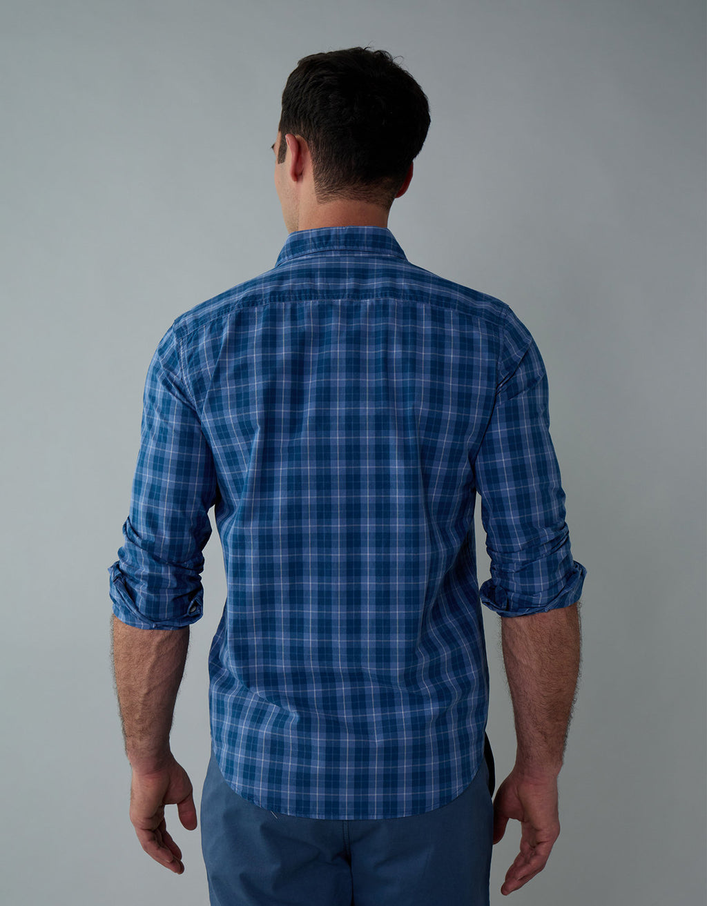 Camisa de Oxford Slim Fit Everyday Ae - Azul 0153_2722_415_ob