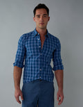 Camisa de Oxford Slim Fit Everyday Ae - Azul 0153_2722_415_of