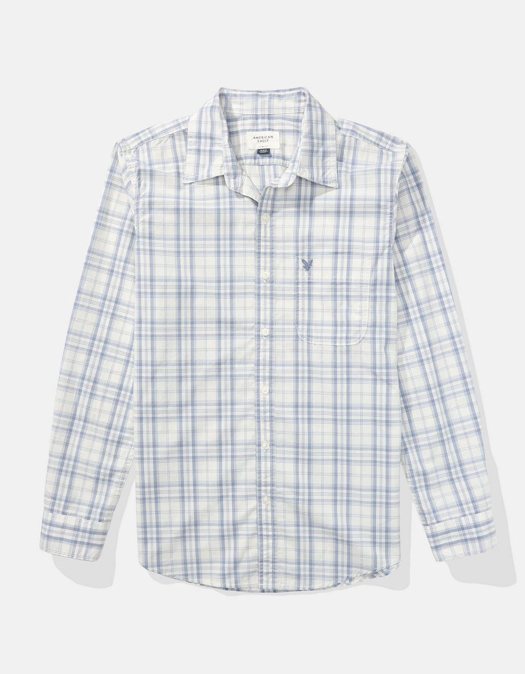 Camisa de Oxford Slim Fit Everyday Ae - Azul 0153_2722_491_f