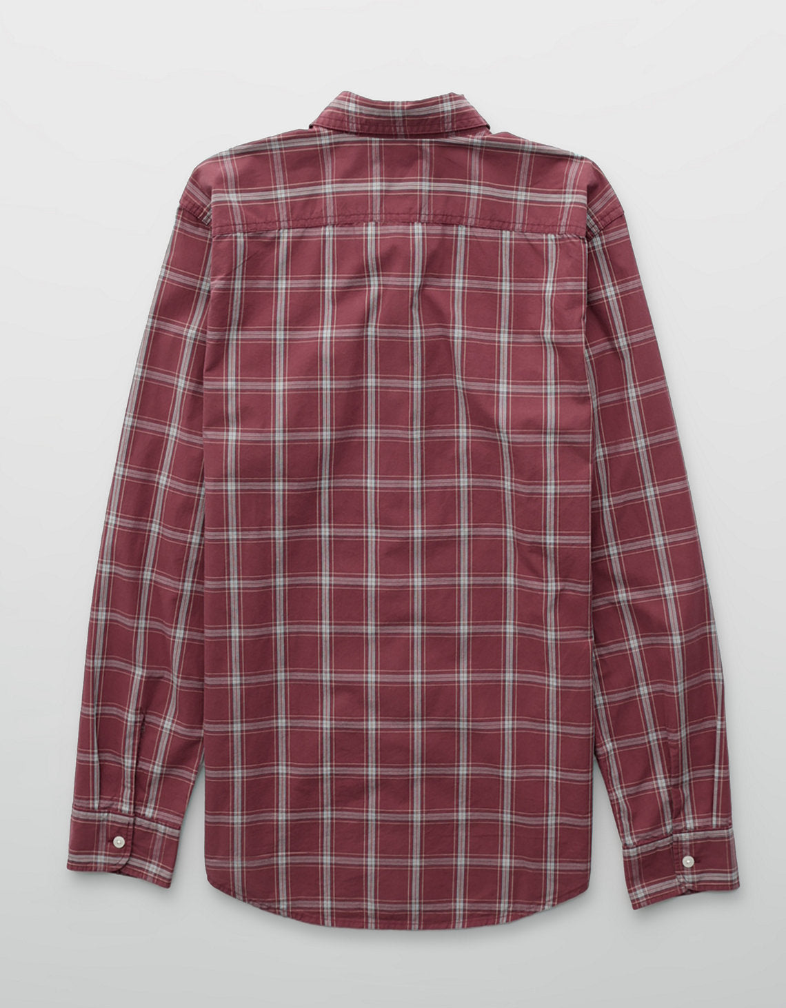 Camisa de Oxford Slim Fit Everyday Ae - Rojo 0153_2722_683_b