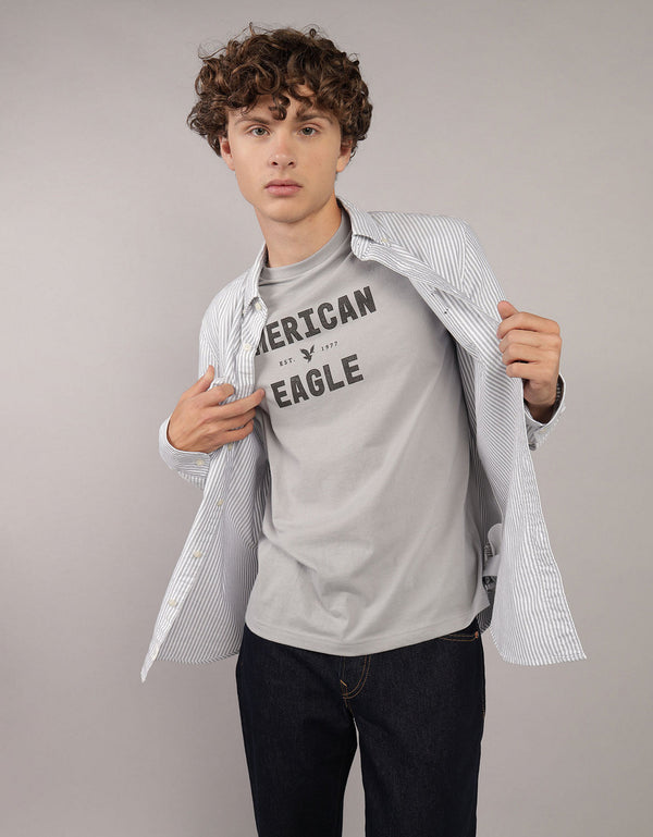 Camisa de Oxford Slim Fit Everyday Ae - Generico