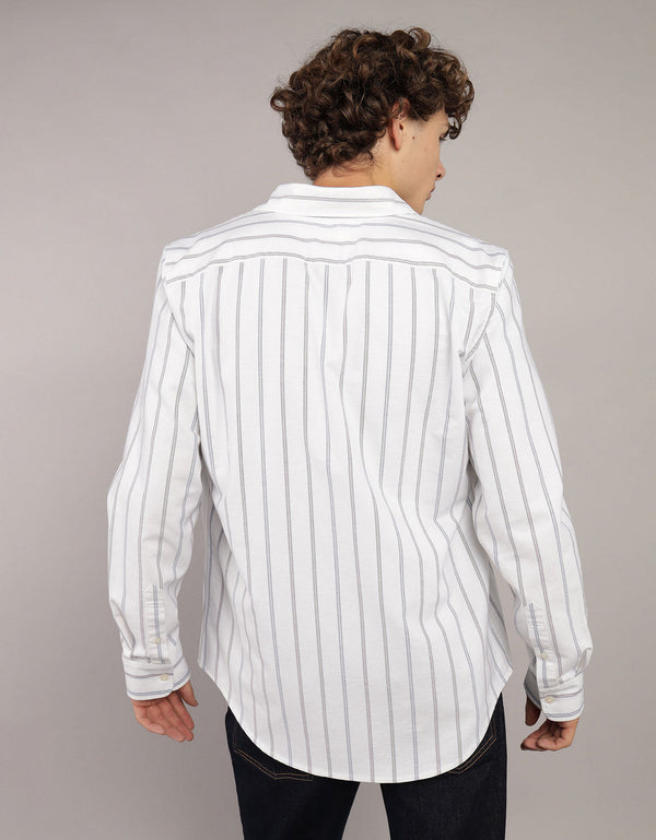 Camisa de Oxford Slim Fit Everyday Ae - Caqui