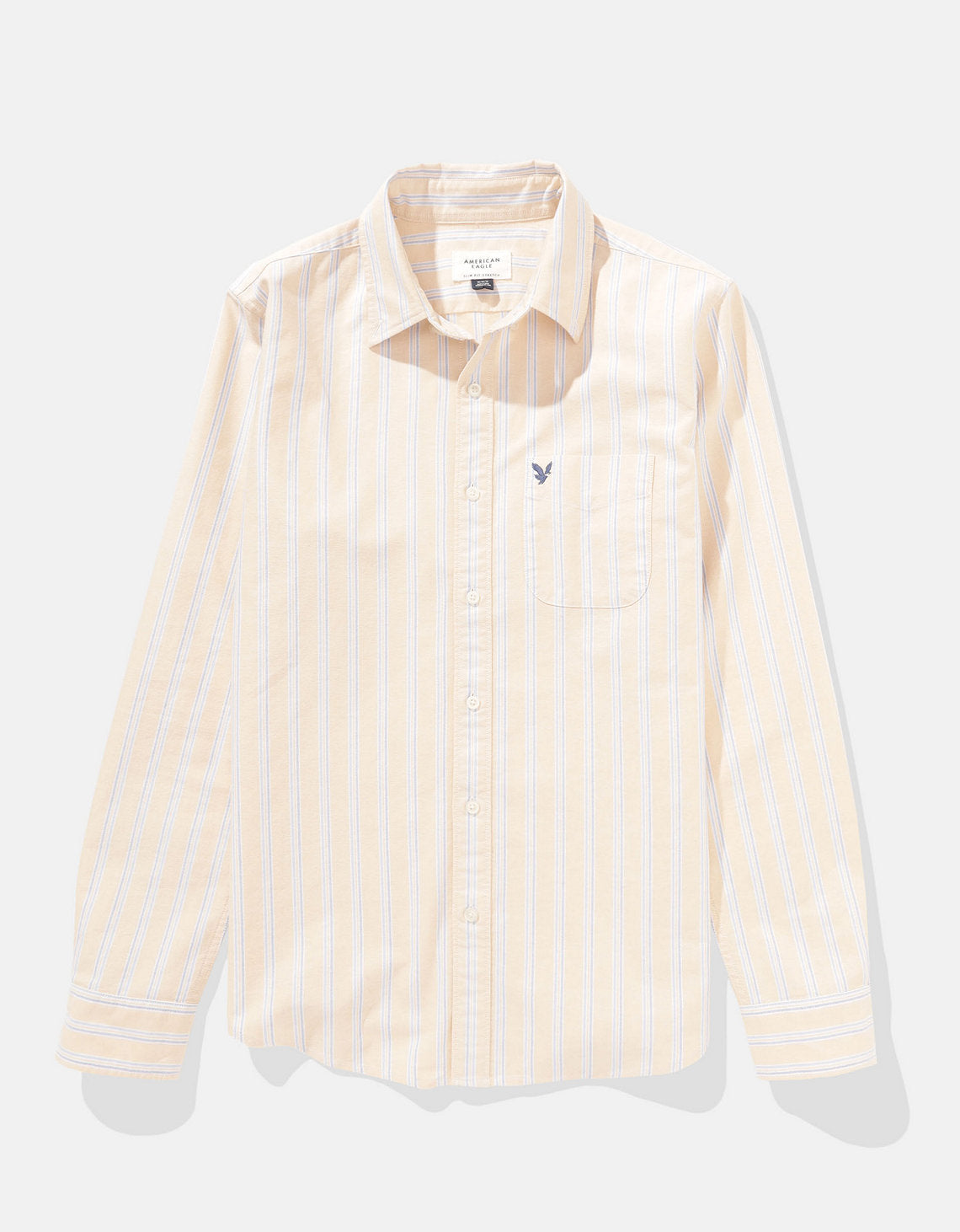 Camisa de Oxford Slim Fit Everyday Ae - Caqui 0153_2830_212_f