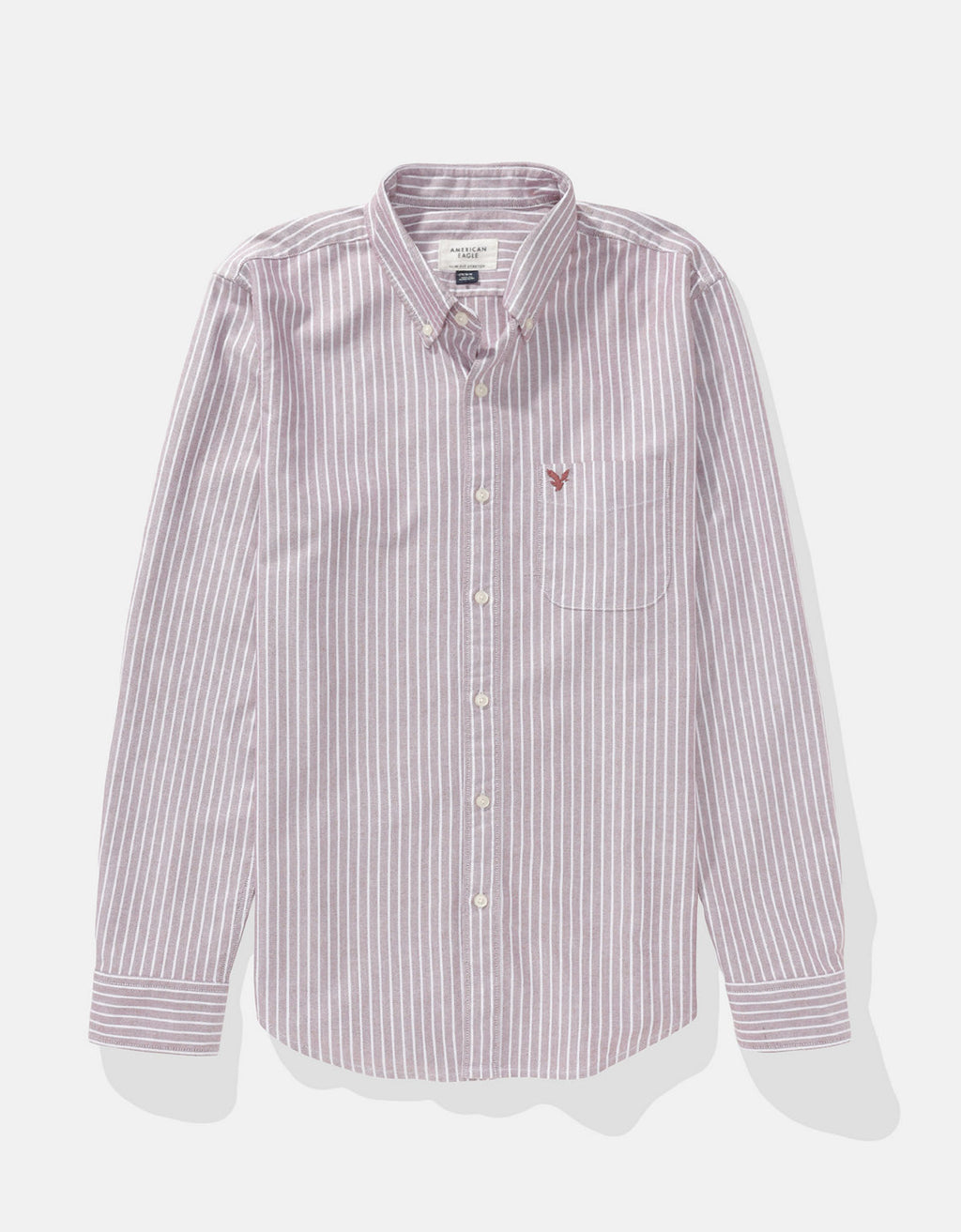Camisa de Oxford Slim Fit Everyday Ae - Naranja 0153_2830_233_f