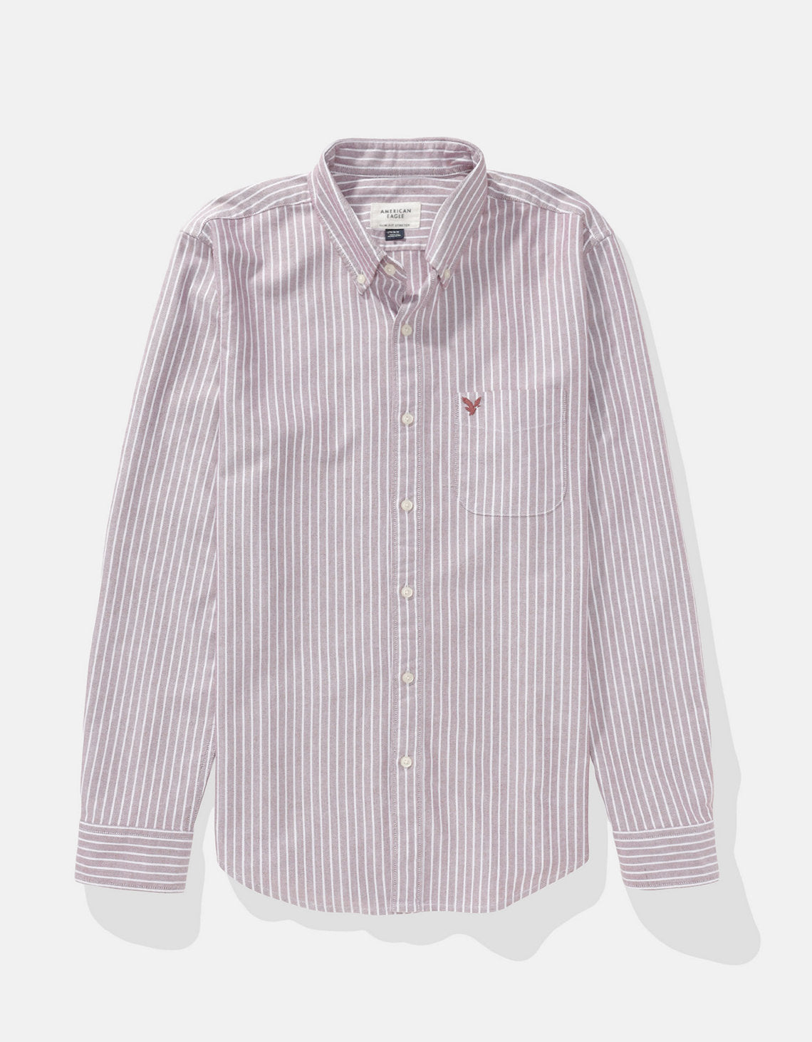 Camisa de Oxford Slim Fit Everyday Ae - Naranja 0153_2830_233_f