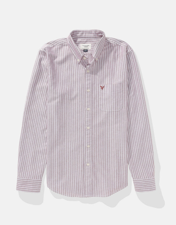 Camisa de Oxford Slim Fit Everyday Ae - Naranja