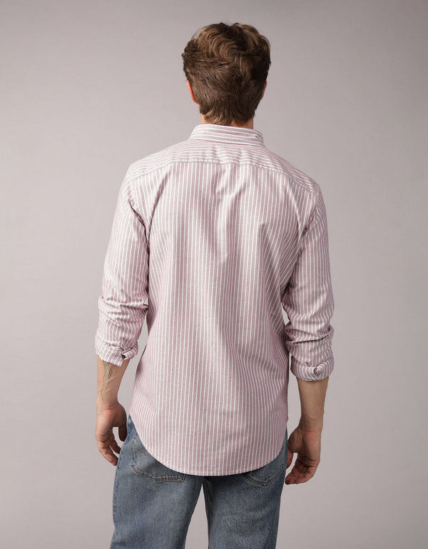 Camisa de Oxford Slim Fit Everyday Ae - Naranja