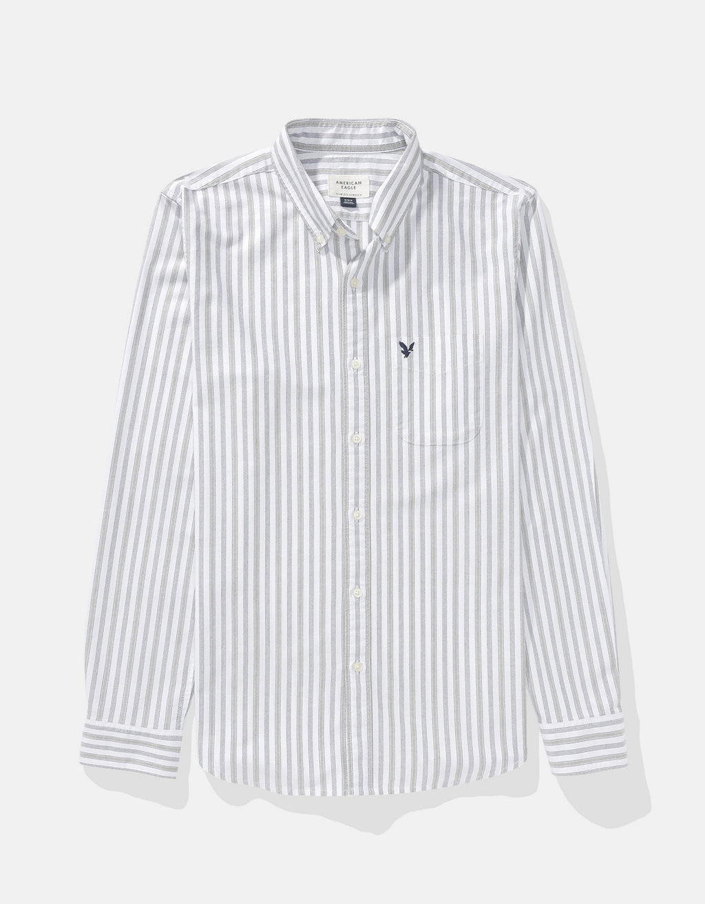 Camisa de Oxford Slim Fit Everyday Ae - Verde 0153_2830_307_f