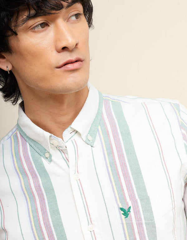 Camisa de Oxford Slim Fit Everyday Ae - Generico