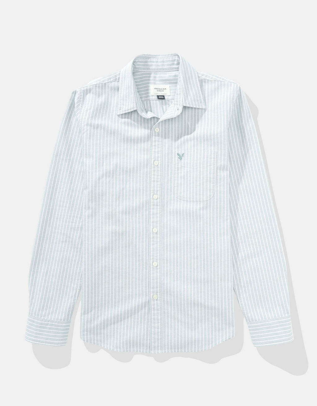 Camisa de Oxford Slim Fit Everyday Ae - Verde 0153_2830_333_f