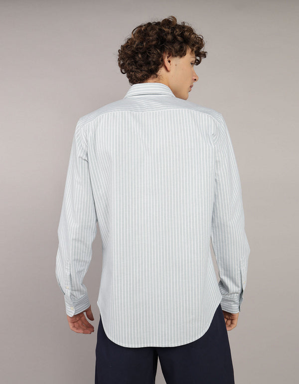 Camisa de Oxford Slim Fit Everyday Ae - Verde
