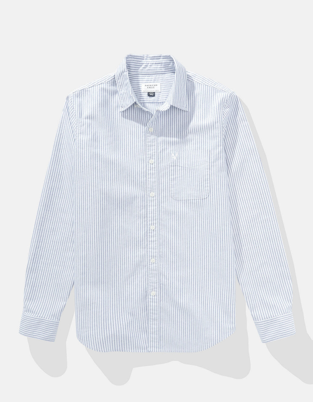 Camisa de Oxford Slim Fit Everyday Ae - Azul 0153_2830_401_f
