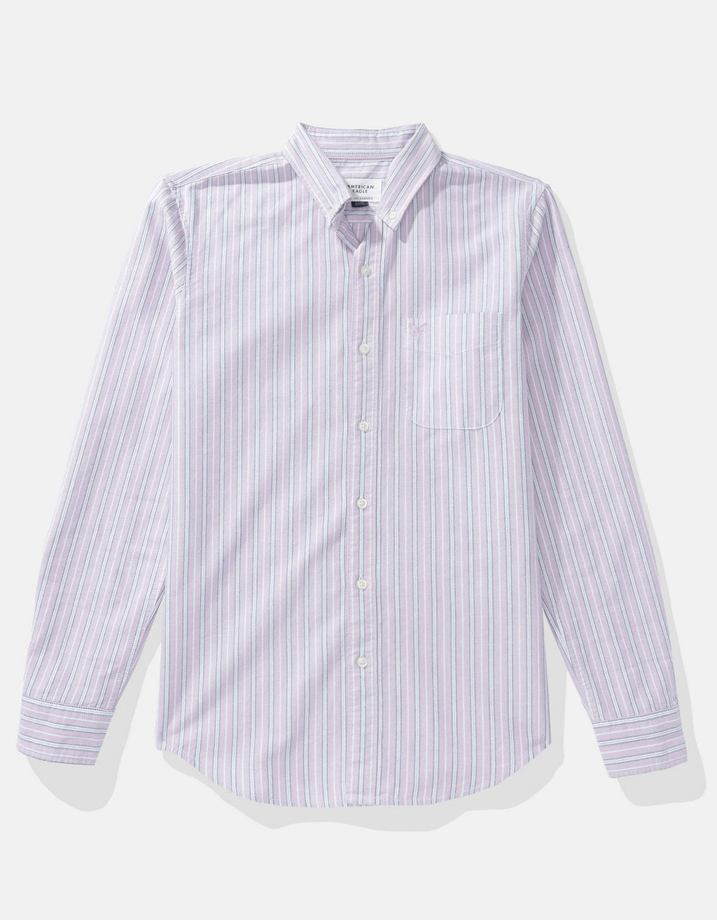 Camisa de Oxford Slim Fit Everyday Ae - Morado 0153_2830_543_f