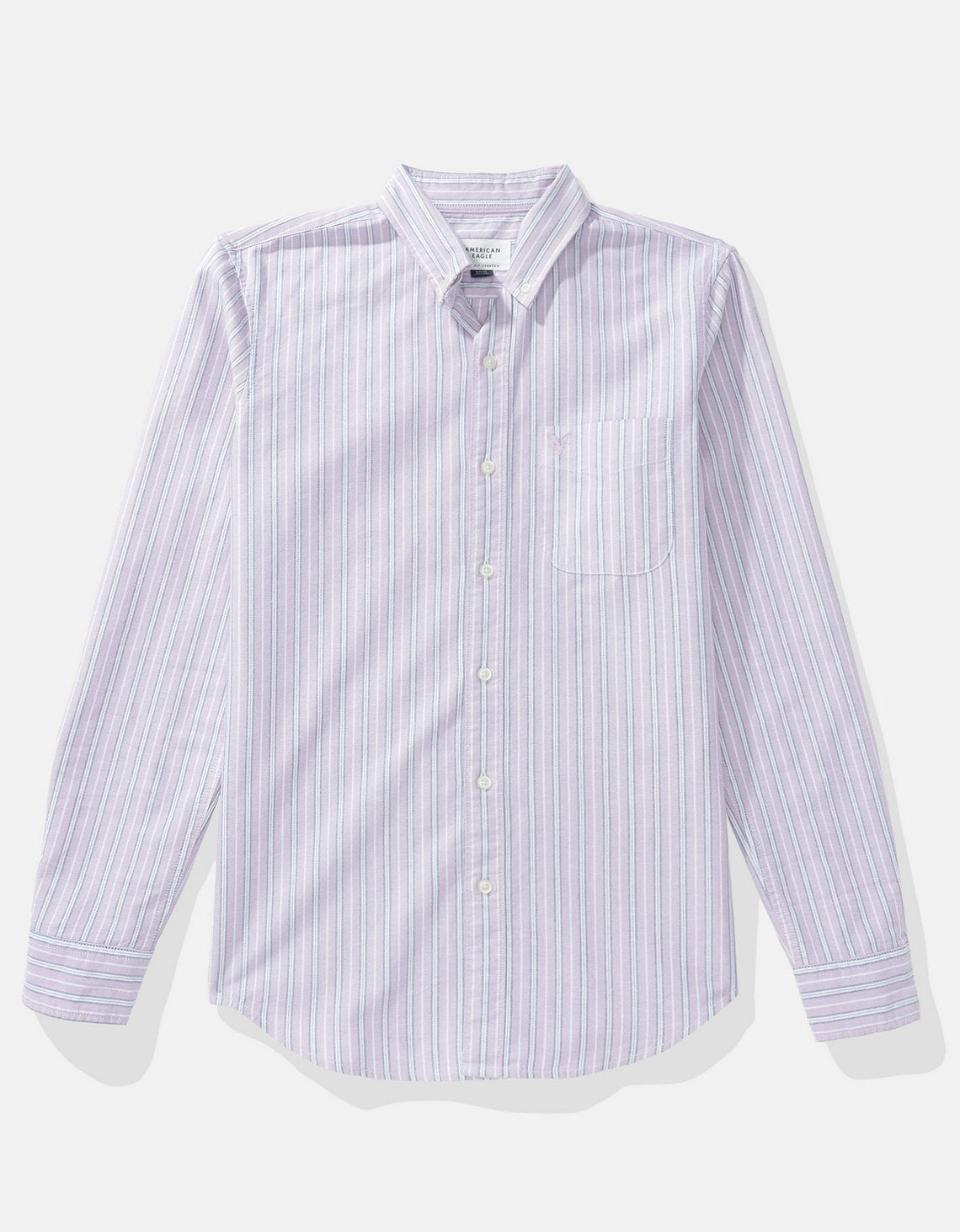 Camisa de Oxford Slim Fit Everyday Ae - Morado 0153_2830_543_f