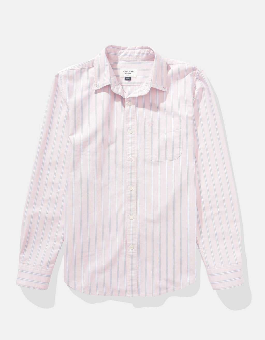 Camisa de Oxford Slim Fit Everyday Ae - Naranja 0153_2830_800_f