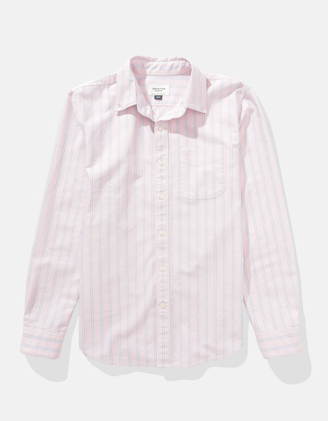 Camisa de Oxford Slim Fit Everyday Ae - Naranja 0153_2830_800_f