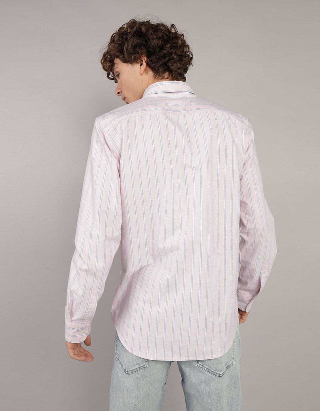 Camisa de Oxford Slim Fit Everyday Ae - Naranja 0153_2830_800_ob