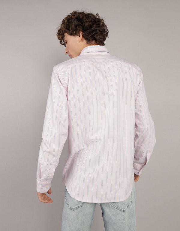 Camisa de Oxford Slim Fit Everyday Ae - Naranja