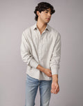 Camisa abotonada relajada de lino mezclado Ae Everyday - Generico 0153_2894_213_of