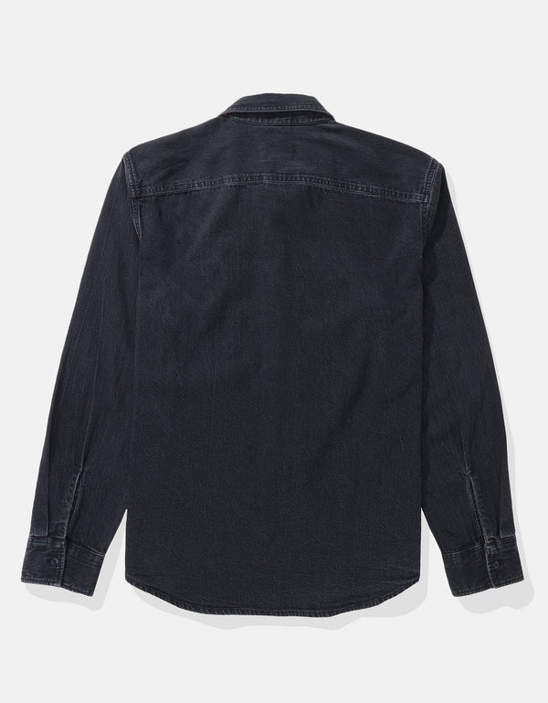 Camisa de botones diaria Ae - Negro