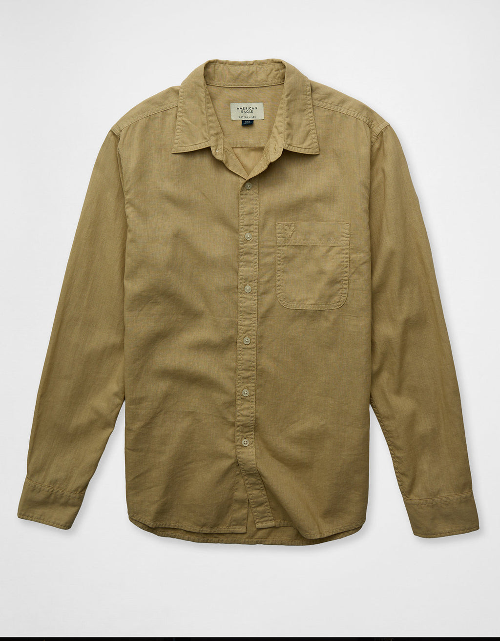 Camisa de Lino con Botones Ae - Generico 0153_3024_153_f