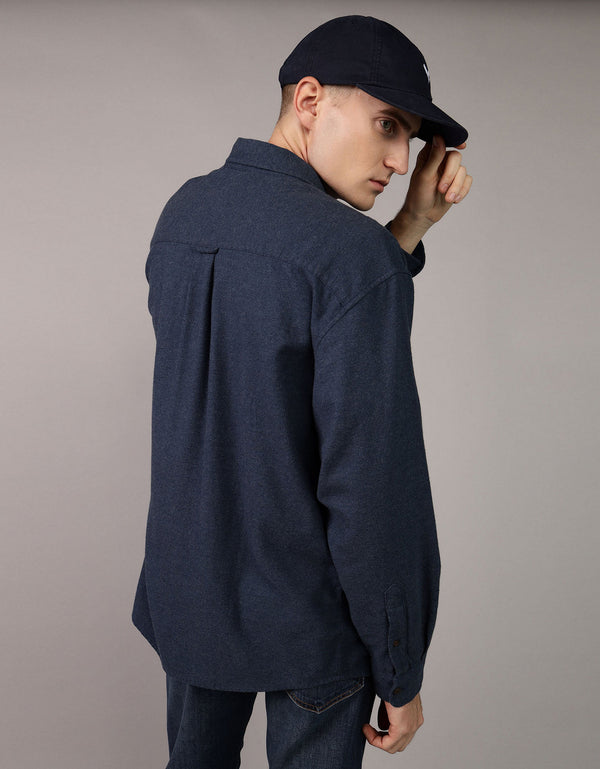 Camisa Manga Larga Hombre AE - Azul