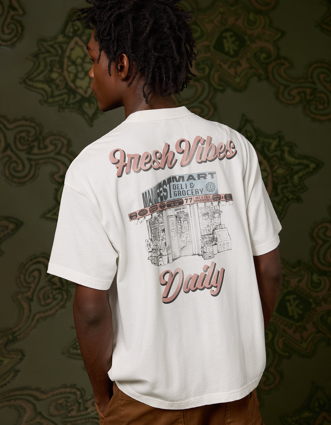 Ae x Tru Kolors Camiseta Gráfica - Blanco 0161_4846_100_of