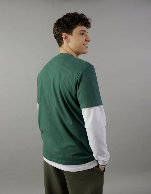 Camiseta Ae gráfica con logo supersuave - Verde