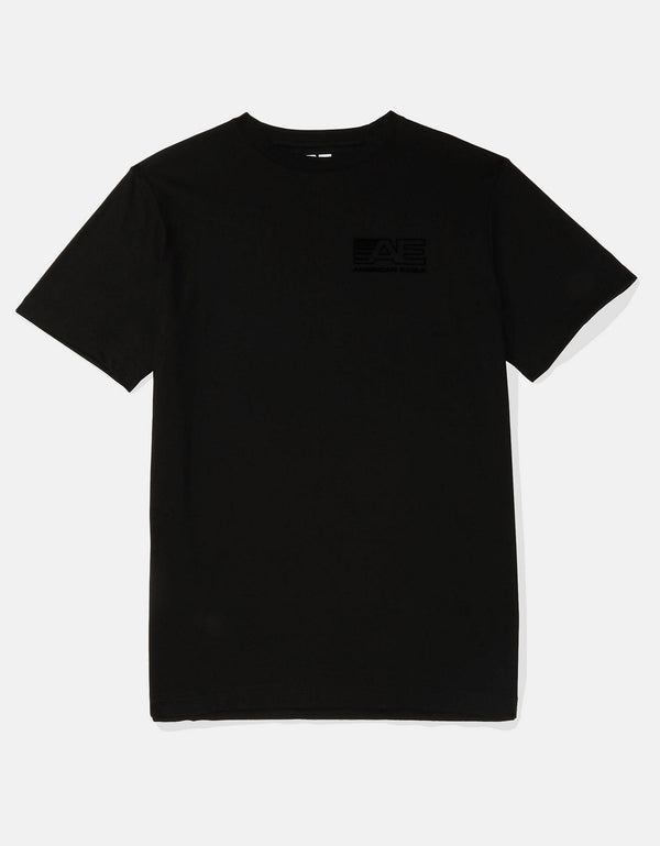 Camiseta AE gráfica con logo super suave - Negro