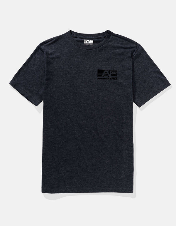Camiseta AE gráfica con logo super suave - Azul