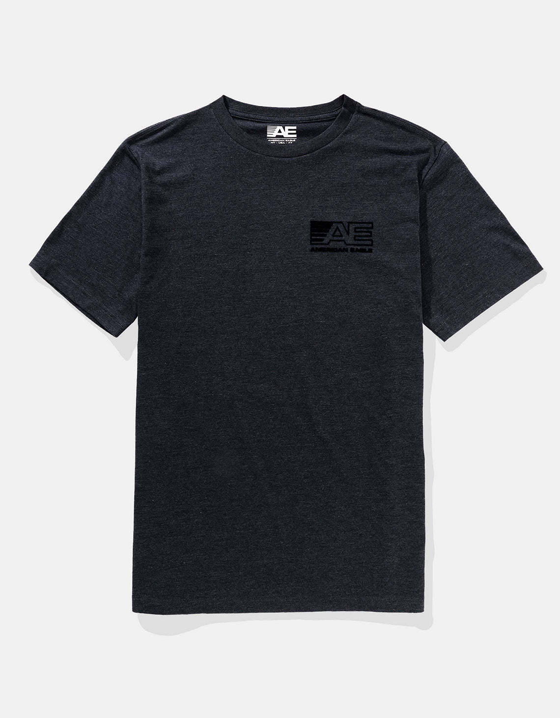 Camiseta AE gráfica con logo super suave - Azul 0181_3375_410_f