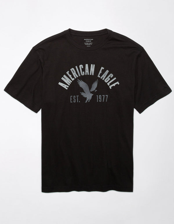 Camiseta Ae con gráfico - Negro