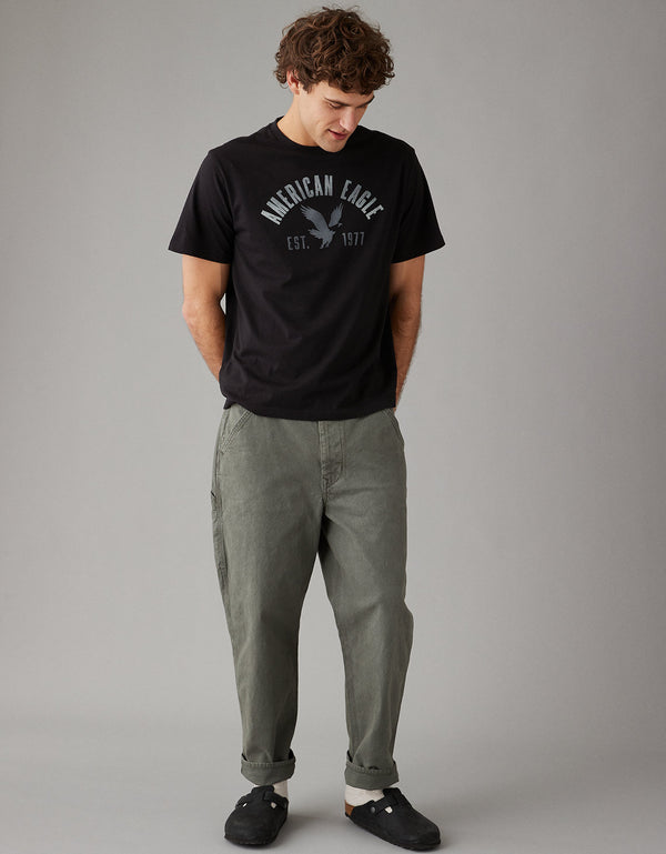 Camiseta Ae con gráfico - Negro